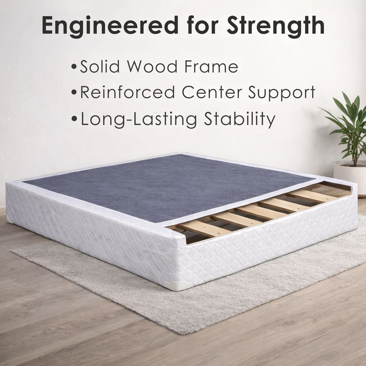 UltraFlex® ASPIRE- Mattress and BoxSpring Set Supportive Comfort Foam Mattress for Pressure Relief, Cool Sleep, Medium Firmness, Eco-Friendly Mattress With Premium Cool Gel Memory Foam (Made in Canada)