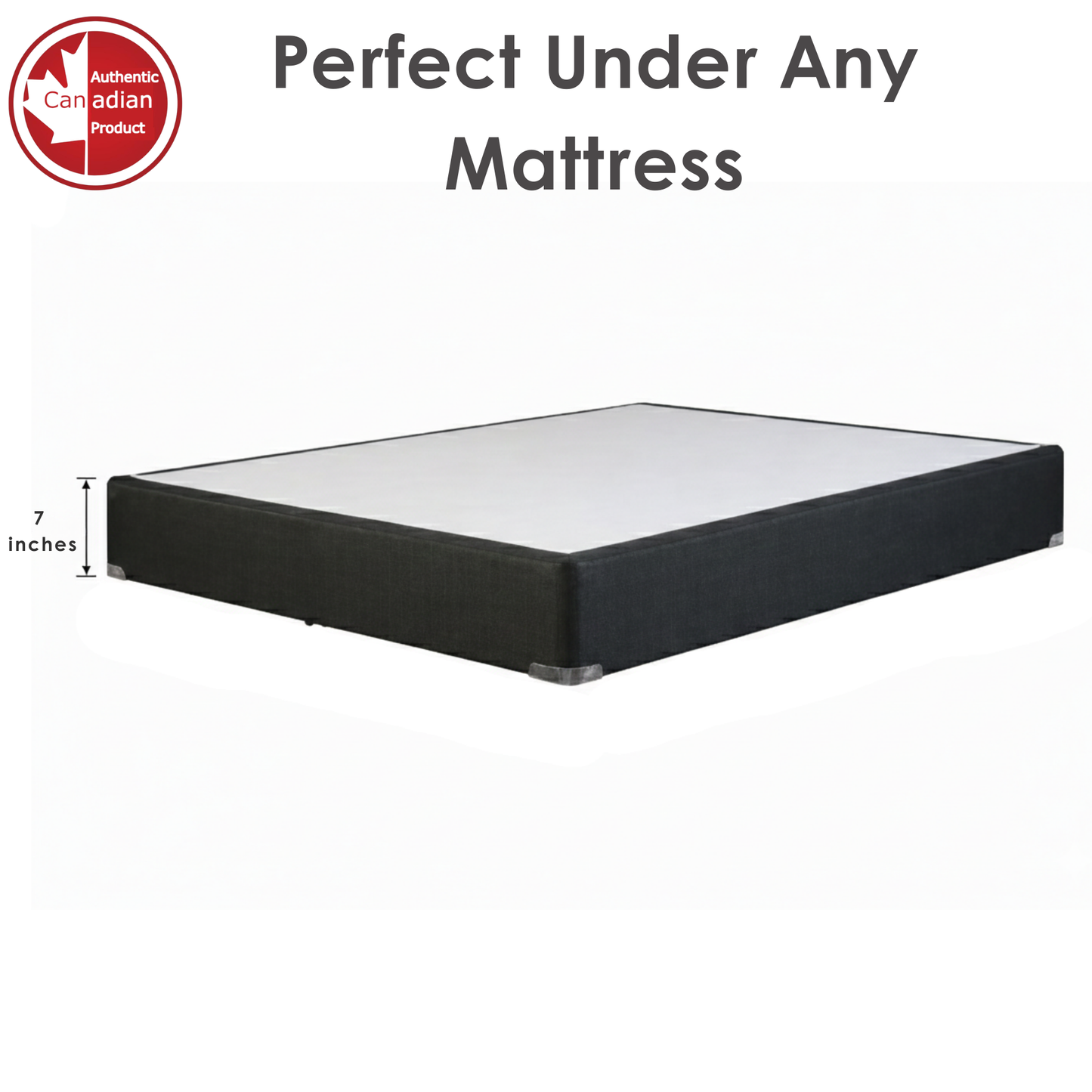 UltraFlex® INFINITY PLUS Mattress and BoxSpring Set Orthopedic Spinal Care, Premium Soy Foam, Eco-friendly Mattress (Made in a Canada)