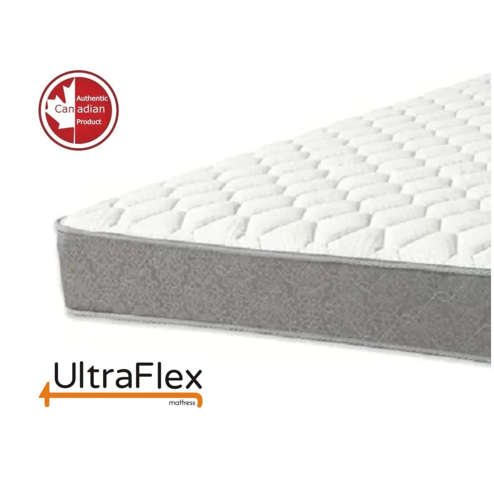 UltraFlex ESSENCE Orthopedic Gel Memory Foam, Natural Comfort, Balanced Support, Eco-friendly Mattress (Made in Canada)