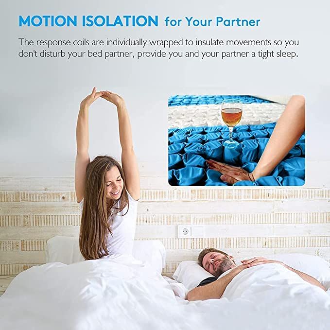UltraFlex HARMONY Orthopedic, Coiled Innerspring Comfort layer Foam Encased, Eco-friendly Hybrid Mattress (Made in Canada)