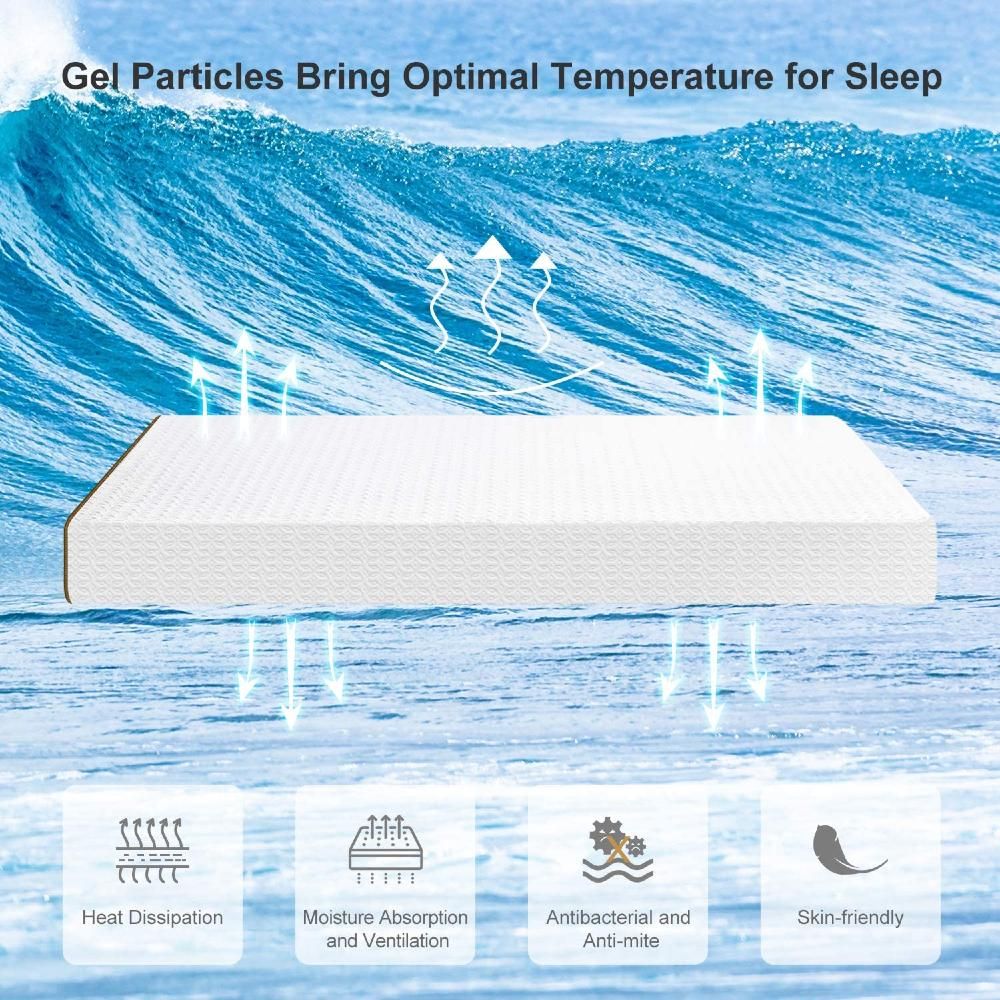 UltraFlex INSPIRE Orthopedic Luxury Gel Memory Foam, Optimal Comfort, Breathable, Eco-friendly Mattress (Made in Canada)